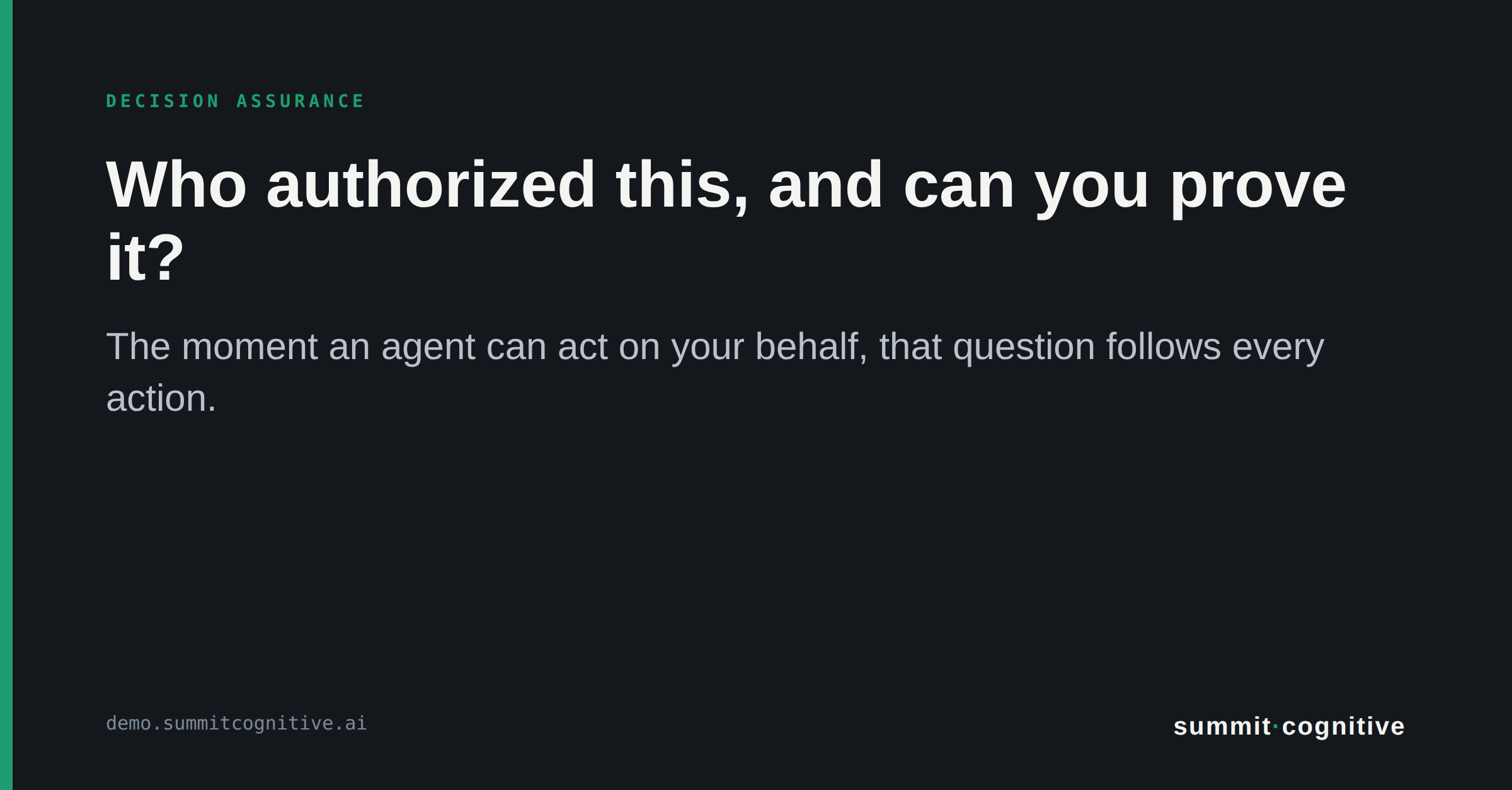 Social card: who authorized this