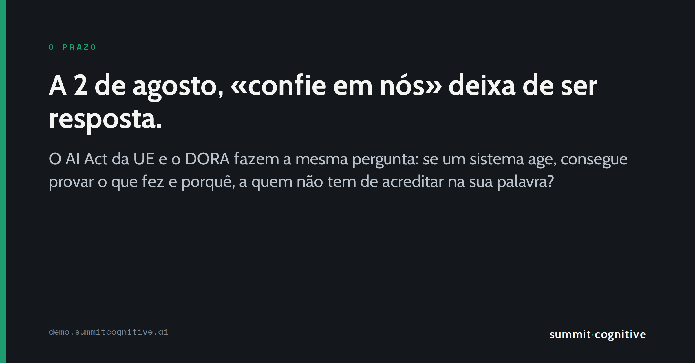 Social card in Portuguese: time to proof